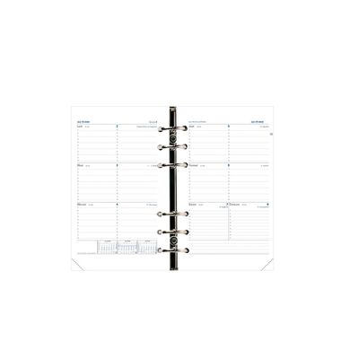 3371010119097-Recharge pour organiseur Timer 21 Horizontal - 1 semaine sur 2 pages - 15 x 21 cm - Quo Vadis--0