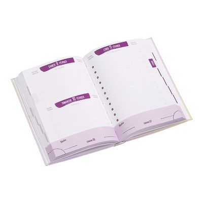 3135257147790-Agenda Glamour - 1 jour par page - 12 x 17 cm - disponible dans différentes couleurs - Viquel--1