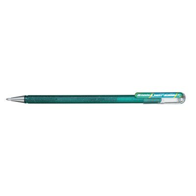 0884851024565-Pentel - Roller encre metallique pailletée - 1 mm - vert/bleu--0