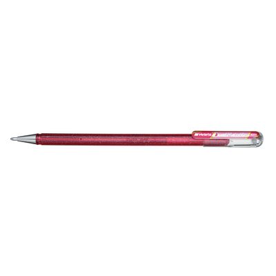 0884851024589-Pentel - Roller encre metallique pailletée - 1 mm - rose--0