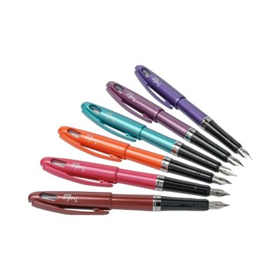 3474371960121-Pentel Tradio Brillant - Stylo plume - corps mauve--0
