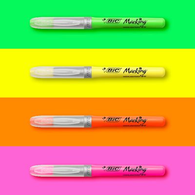 0070330355217-BIC Highlighter Flex - Surligneur - rose--5