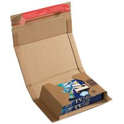 4033657200208-Etui postal d'expedition  à fermeture adhésive - 21,7 cm x 15,5 cm - 0 à 60 mm - kraft - Logisitpack--0