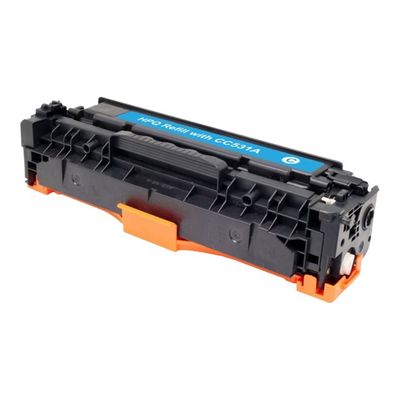 3584770428150-Cartouche laser compatible HP 304A - cyan - Uprint-Angle droit-0