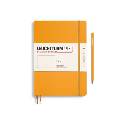 4004117610752-Leuchtturm1917 - Carnet de notes souple - composition B5 - uni - orange-Avant-0