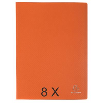 3130632088644-Exacompta Opak - 8 Porte vues - 120 vues - A4 - orange--0