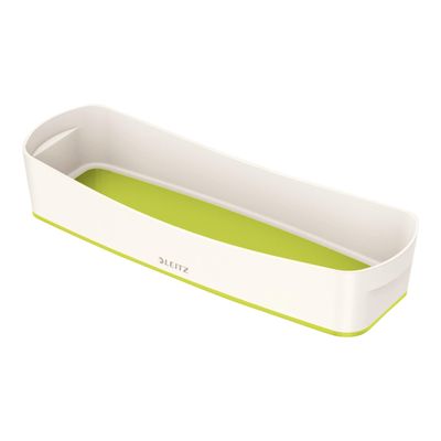 4002432116614-Leitz MyBox - plateau de rangement - blanc/vert-Angle droit-0