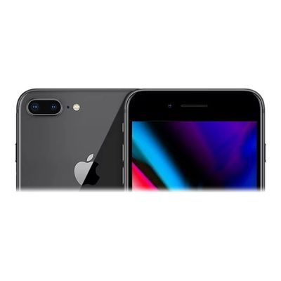 3701083039921-Apple iPhone 8+ - Smartphone reconditionné grade B (Bon état) - 4G - 64 Go - gris sidéral-Gros plan-4