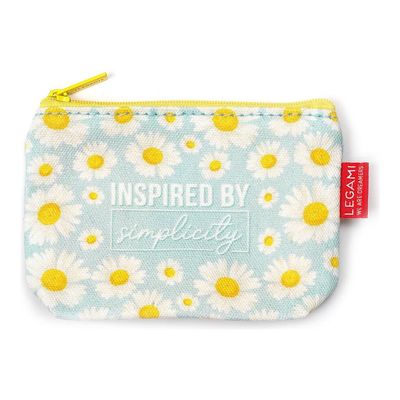 8054117621766-Legami - Porte-monnaie coton - daisy-Avant-0