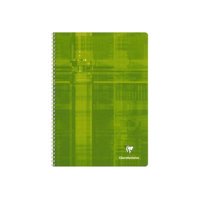 3329680681413-Clairefontaine - Cahier à spirale A4 (21x29,7 cm) - 100 pages - grands carreaux (Seyes) - disponible dans-Avant-2