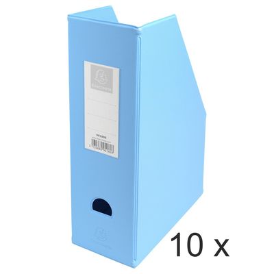 3130632901806-Exacompta - 10 Porte-revues polypro - dos 100 mm - couleurs assorties - livrés à plat--0