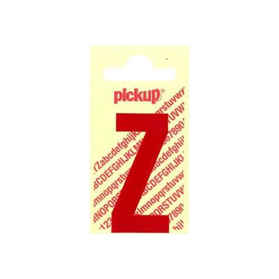 8711234223258-Pickup - Étiquette autocollante - 90 mm - Lettre Z - rouge brillant-Avant-0
