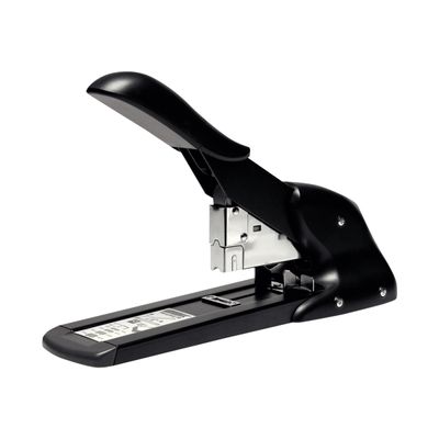7313460808165-Rapid - Agrafeuse Heavy Duty Fashion HD110 noir - capacité de 110 feuilles - agrafes 9/8-14-Angle droit-0