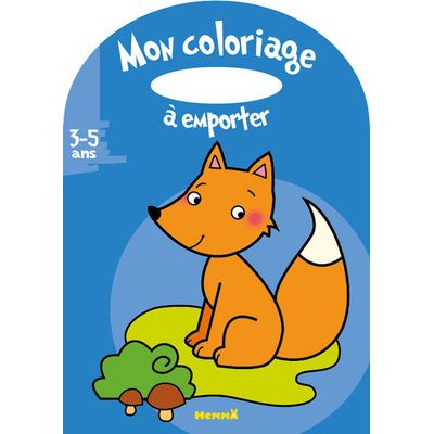 9782508032660-Mon Coloriage à Emporter : Renard (3-5 Ans)--0