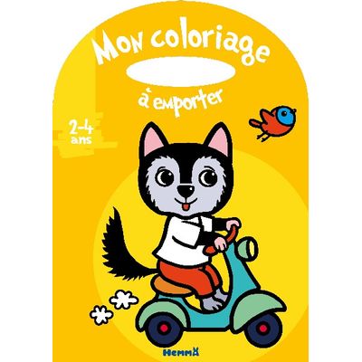 9782508051647-Mon coloriage à emporter (2-4 ans) : Loup--0