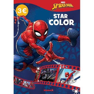 9782508052538-Marvel - Star Color : Spider-Man (fond bleu)--0