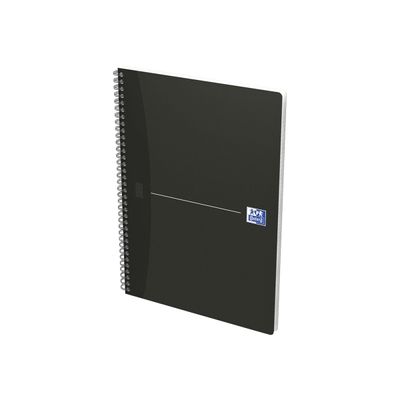 3020120022116-Oxford Office Essentials - Cahier à spirale A4 (21x29,7 cm) - 180 pages - ligné - disponibl-Angle droit-3