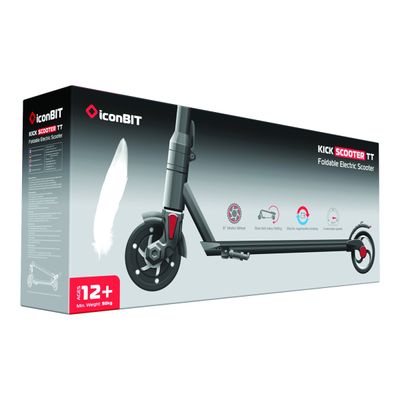 4895160632903-Trottinette électrique ICON BIT Kick Scooter TT - vitesse 20 km/h - noire-Angle gauche-7