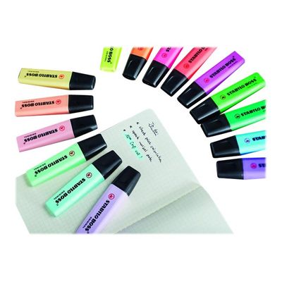 4006381517478-STABILO BOSS ORIGINAL - Pack de 15 surligneurs - couleurs assorties-Avant-3