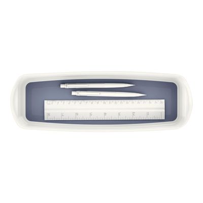 4002432116584-Leitz MyBox - Boîte de rangement format long - blanc/gris-Avant-1