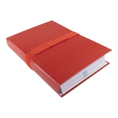 3130632026455-Exacompta - 10 Chemises extensibles à sangle - rouge-Angle gauche-1