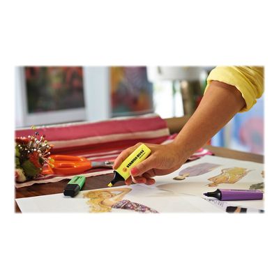 4006381517478-STABILO BOSS ORIGINAL - Pack de 15 surligneurs - couleurs assorties-Angle gauche-2