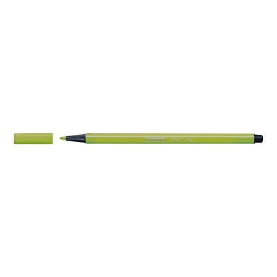 4006381547024-STABILO Pen 68 ARTY - 18 Feutres de coloriage - couleurs assorties-Angle gauche-4