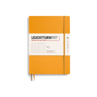 4004117610769-Leuchtturm1917 - Carnet de notes souple B5 - pointillés - orange-Avant-0
