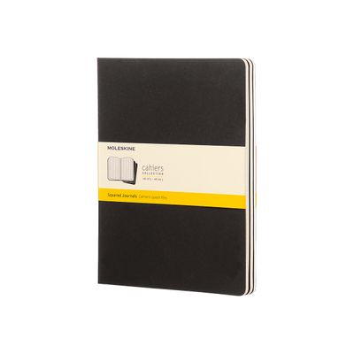 9788883705021-Moleskine Cahier - journal - XL - 190 x 260 mm - 60 feuilles (pack de 3)-Angle droit-1