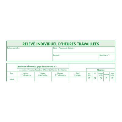 3130630131366-Exacompta - Manifold RTT Cahier d'enregistrement du temps de travail - 50 dupli - 29,7 x 21 cm-Avant-0