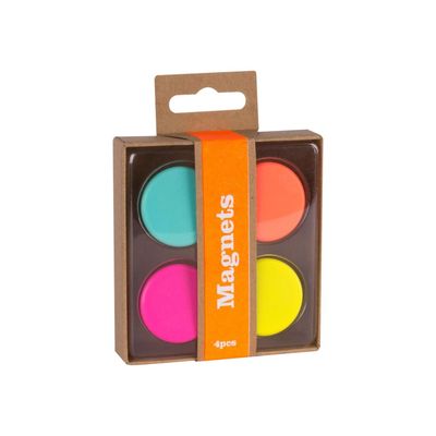 0000005763948-Apli Fluor Collection - 4 aimants - couleurs assorties-Angle gauche-0