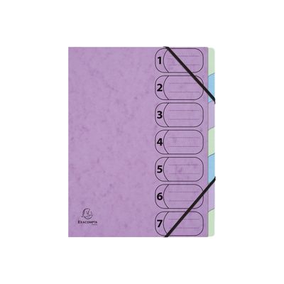 3130630565604-Exacompta Aquarel Harmonika - Trieur 7 positions - disponible dans différentes couleurs-Avant-0