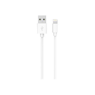3571211395270-Bigben Wow - câble de charge et de synchronisation USB/Connectique Lightning - 2 m - blanc-Avant-0
