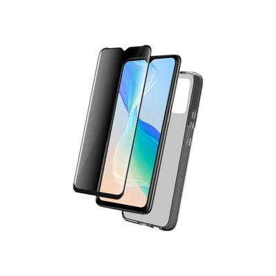 3571211481393-Bigben - Pack verre trempé + coque de protection transprente pour VIVO Y76-Angle droit-0