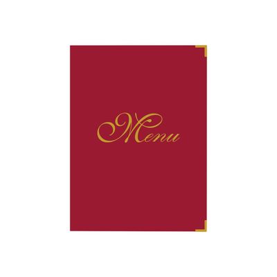 3462620050112-Bequet Elite - Protège-menu - 23,3 x 31,9 cm - rouge-Avant-0