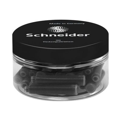 4004675111326-Schneider - 30 cartouches d'encre - noir-Gros plan-1