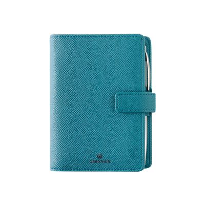3664447061313-Oberthur Salisbury 13 - Organiseur  - semainier - 80 x 130 mm - turquoise-Avant-0