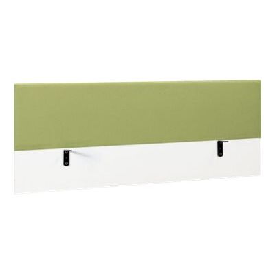 3483600495211-Écran de séparation pour bureau SUNDAY - L160 x H60 - tissu kiwi-Angle gauche-0