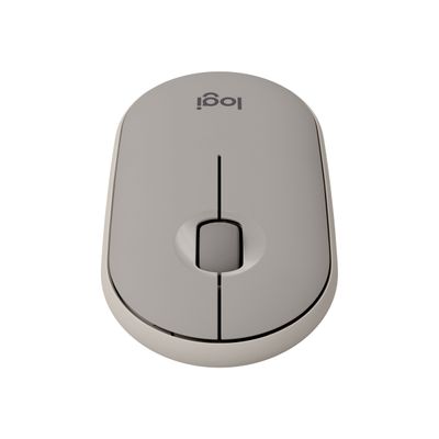 5099206105089-Logitech Pebble M350 - souris sans fil - gris clair-Avant-1