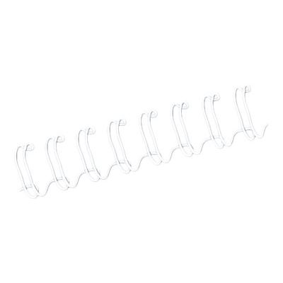 0077511532702-Fellowes - 130 anneaux de reliure en métal - 12 mm - jusqu'à 100 feuilles - blanc-Avant-0