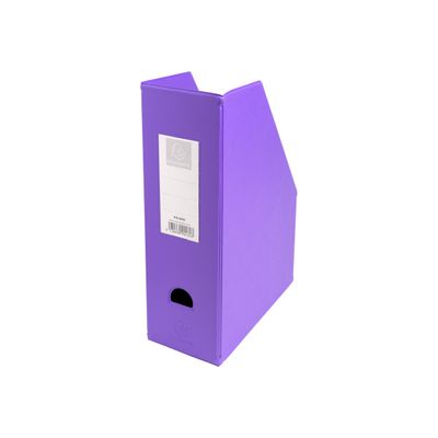 3130632901806-Exacompta - 10 Porte-revues polypro - dos 100 mm - couleurs assorties - livrés à plat-Angle droit-1