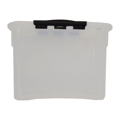 3253920032324-Exacompta MULTIBOXX - Boîte de rangement - 15 litres - clair-Avant-1