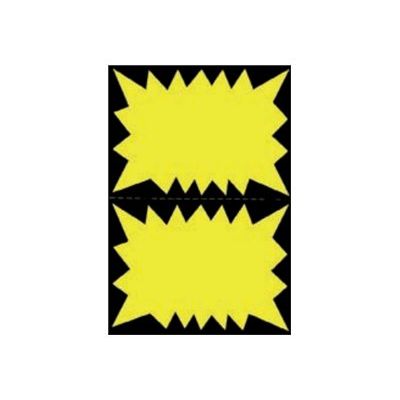 3270240673174-Apli Agipa - 100 cartons flash fluo - jaune - 6 x 9 cm-Avant-0