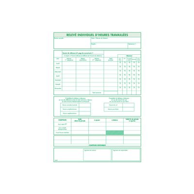 3130630131366-Exacompta - Manifold RTT Cahier d'enregistrement du temps de travail - 50 dupli - 29,7 x 21 cm-Avant-1