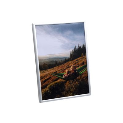 3130630847588-Cadre photo Exacompta - 21 x 29,7 cm (A4) - aluminium-Angle gauche-6