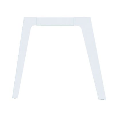 3253310162211-Bureau simple STEELY - L120 cm - Bureau suivant - Pieds blanc - plateau imitation Erable--1