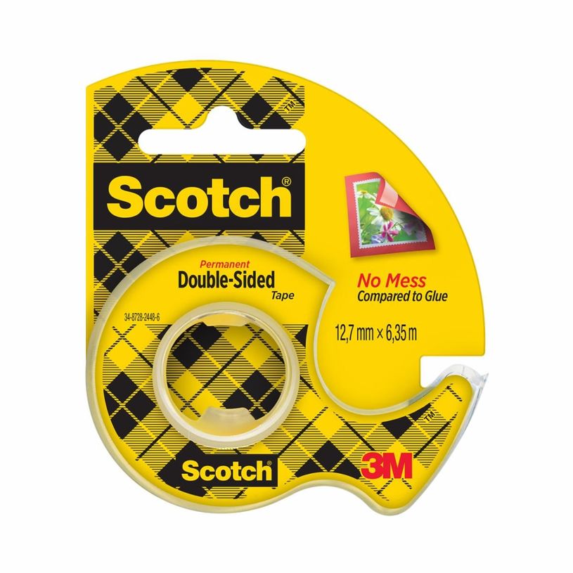 0051131598546-Scotch - Ruban adhésif - 12 mm x 6,3 m - double face-P_136_1-0