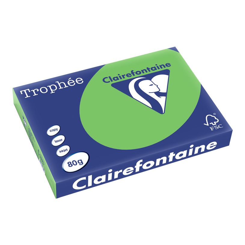 0400000018850-Clairefontaine Trophée - Papier couleur - A3 (297 x 420 mm) - 80 g/m² - Ramette de 500 feuill-P_1885_1-0