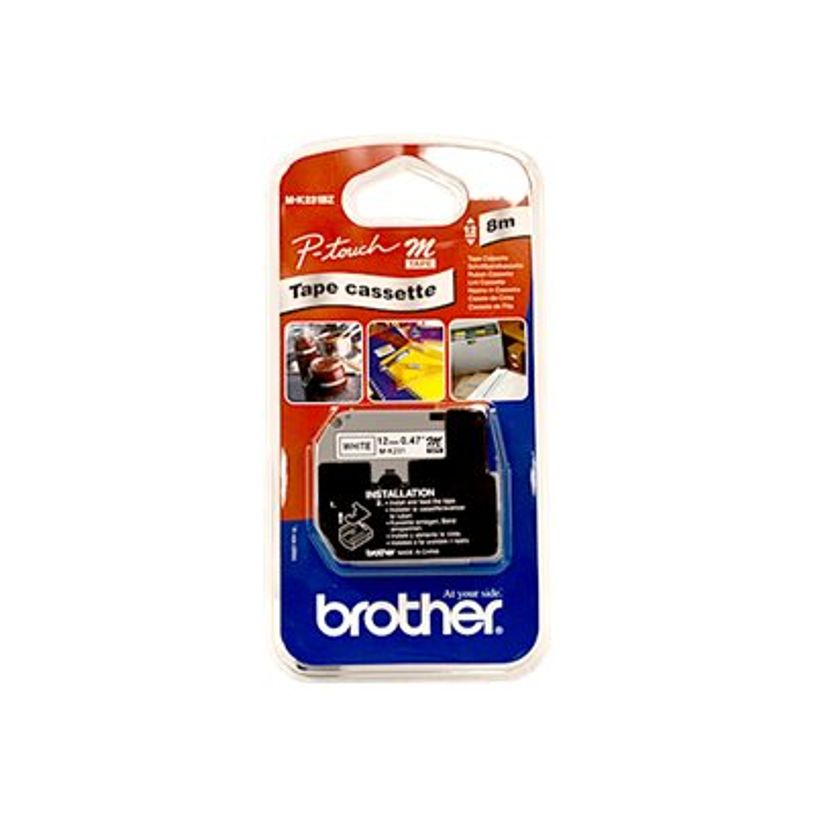0400000023113-Brother MK231BZ - Ruban d'étiquettes auto-adhésives - 1 rouleau (12 mm x 8 m) - fond blanc é-P_2311_4-2
