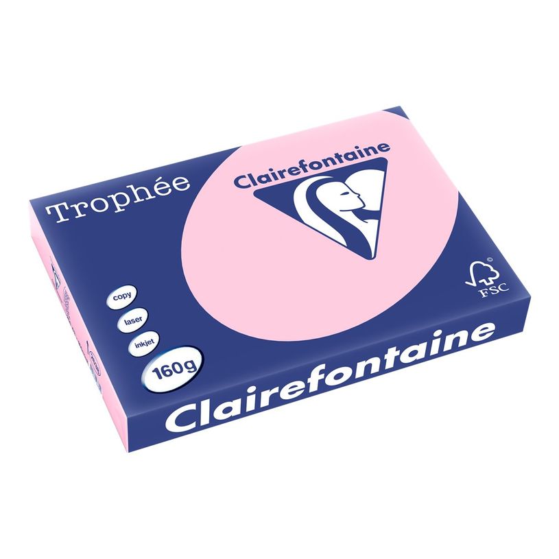3329680263800-Clairefontaine Trophée - Papier couleur - A3 (297 x 420 mm) - 160 g/m² - Ramette de 250 feuil-P_2638_1-0